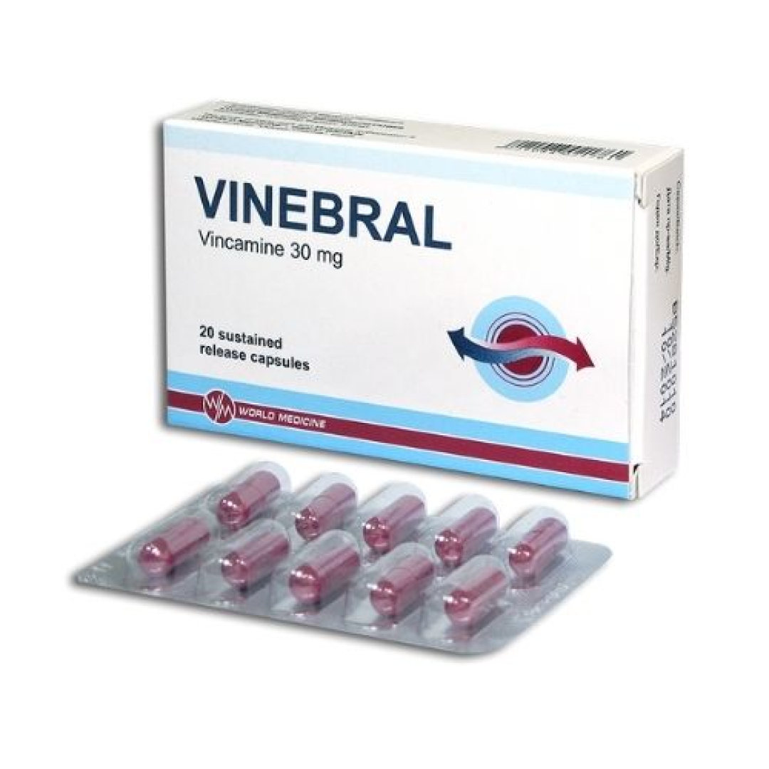 Vinebral 30 mg № 20 (Kapsulalar) (VÖRLD MEDİSİN İLAÇ SAN VE TİC AŞ, ) (Türkiyə)