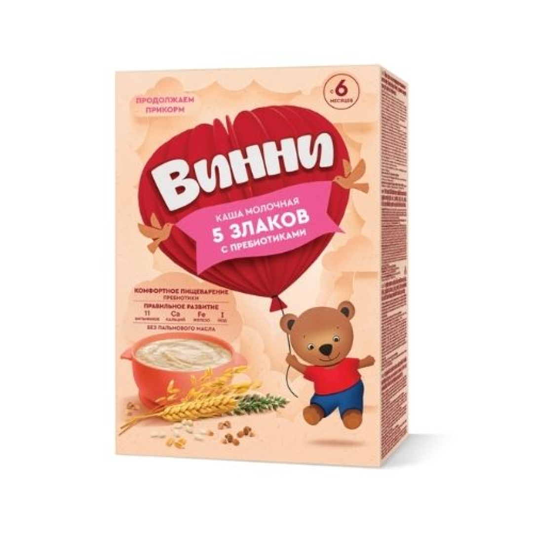 Vinni Uşaq qidası sıyıqı alma və moruq ilə 200 qr