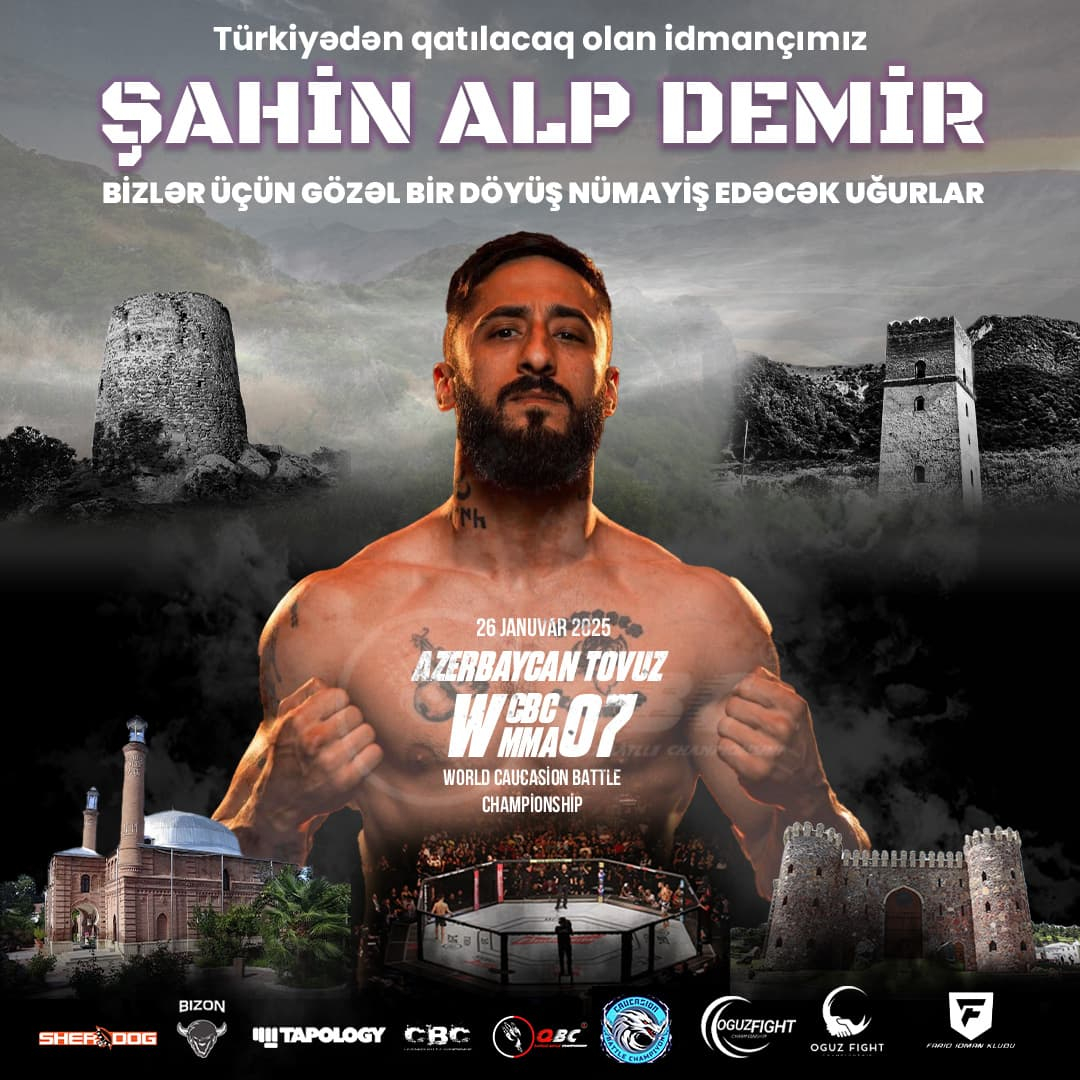 Şahin Alp Demir WCBC-7 seriası döyüşündə,  Qafqaz Battle Championship