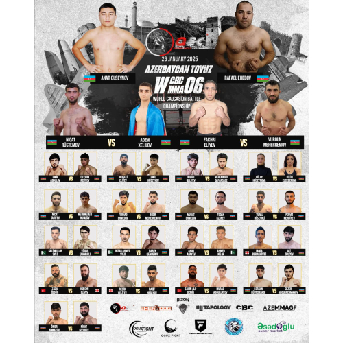  WCBC-6  seriası döyüşləri Azərbaycan Tovuz, Qafqaz Battle Championship