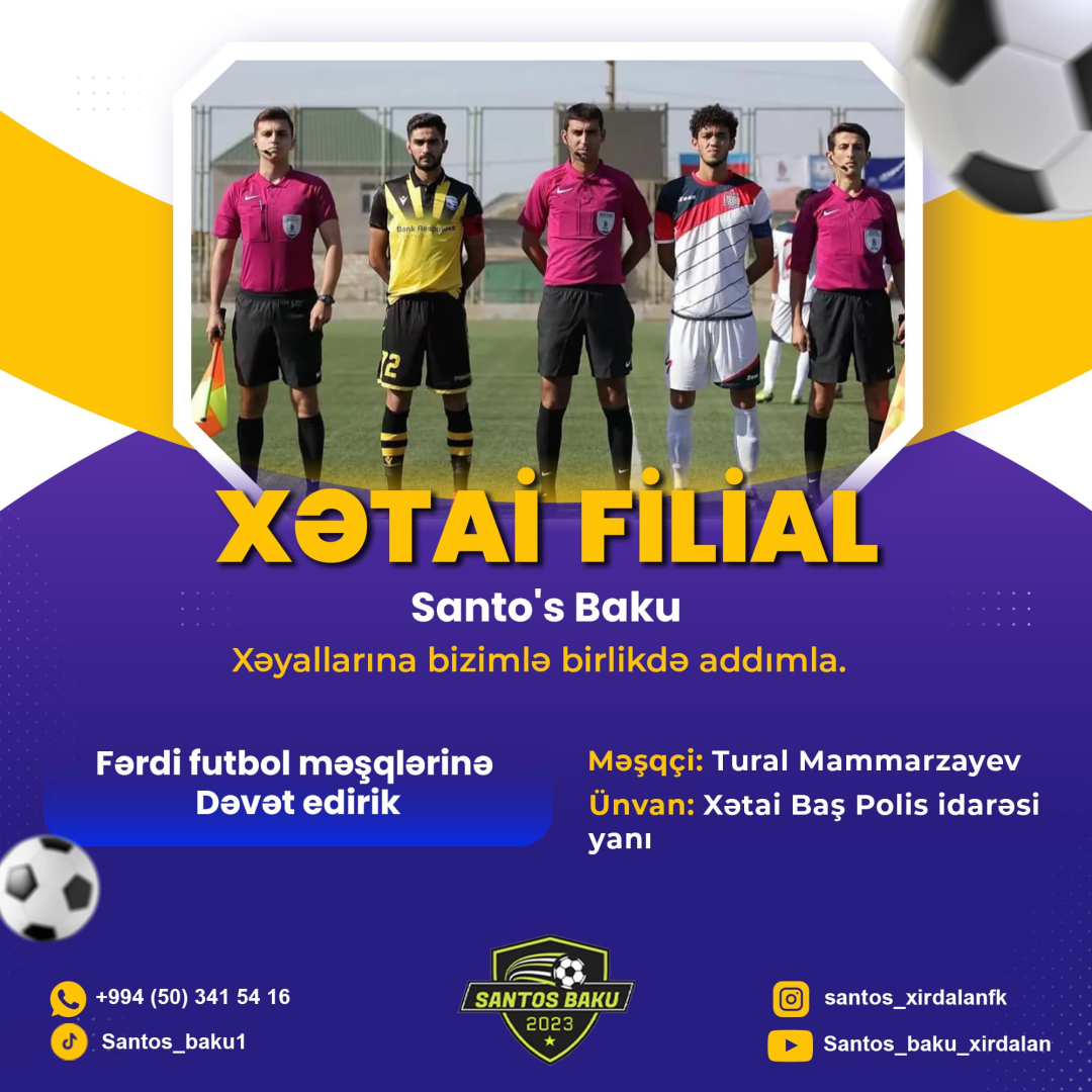 Fərdi futbol məşqləri, Santo's Baku