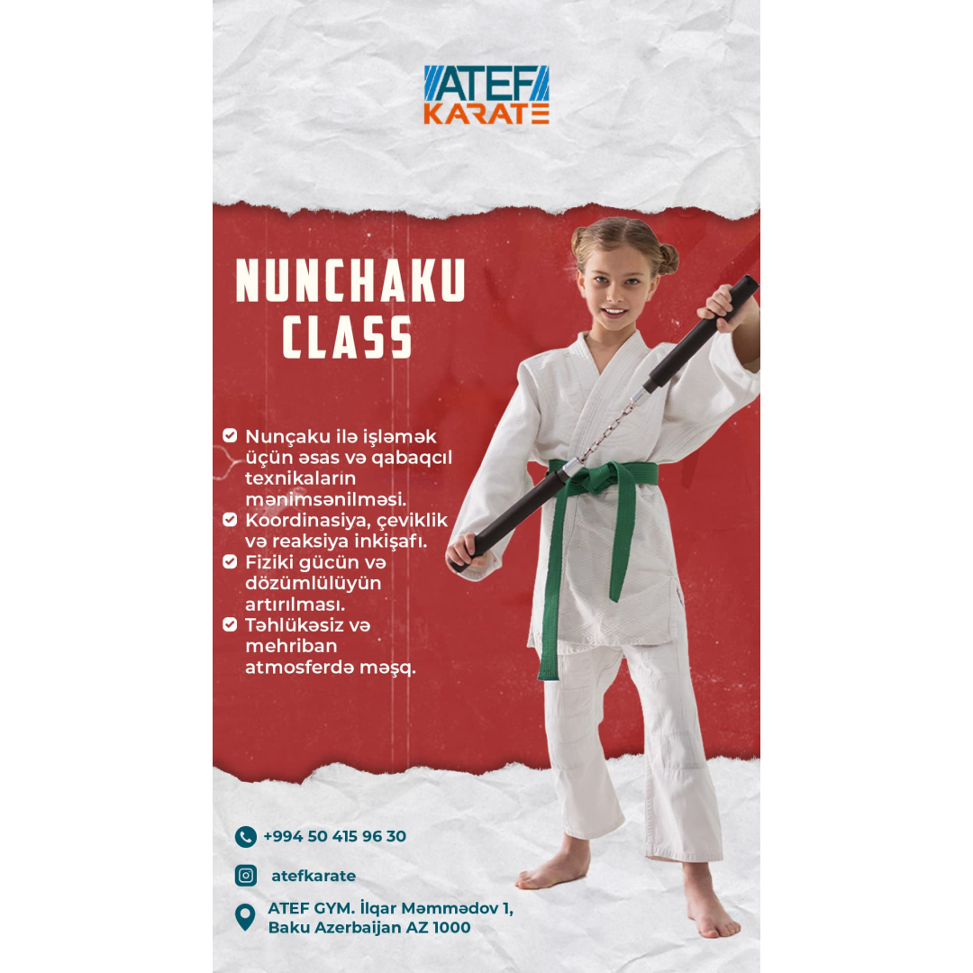 Nunchaku Class, Atef Karate