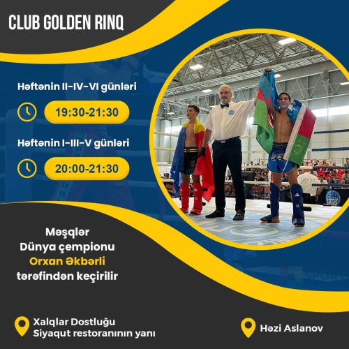 Boks məşqləri, Club Golden Rinq