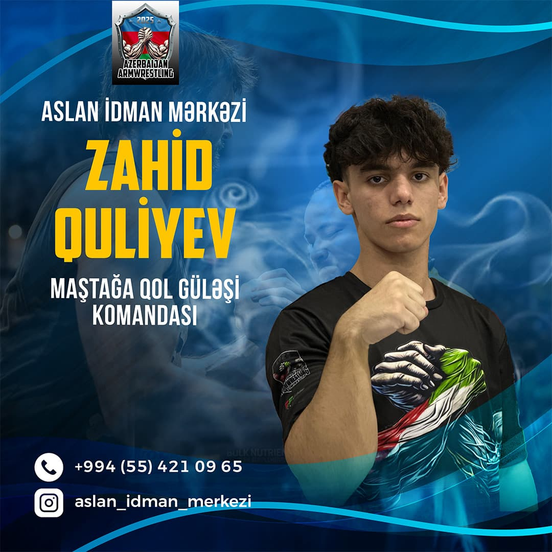 Maştağa qol güləşi komandasına qeydiyyat, Aslan İdman Mərkəzi