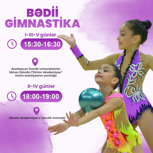 Bədii Gimnastika dərsləri, Respublika Kompleks Idman Məktəbi