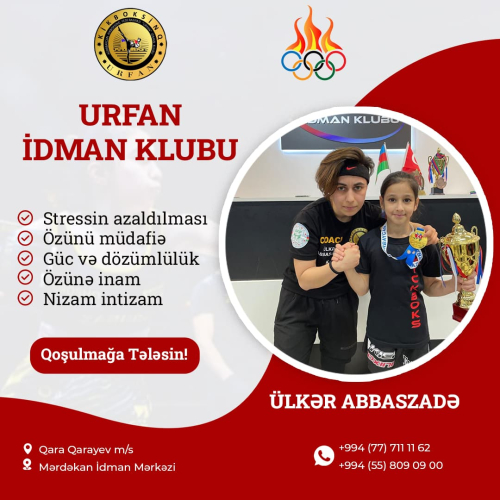 Fərdi və qrup Kick Boks məşqləri, Urfan İdman klubu