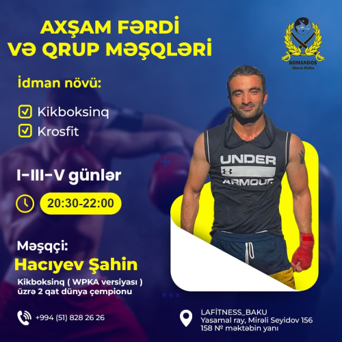 Axşam Fərdi və Qrup Məşqləri, Hacıyev Şahin