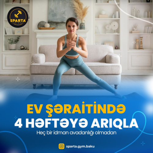 Heç bir avadanlıq olmadan arıqla, Sparta Gym Baku