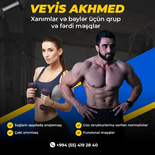 Xanımlar və Bəylər üçüb qrup və fərdi məşqlər, Veyis Akhmed