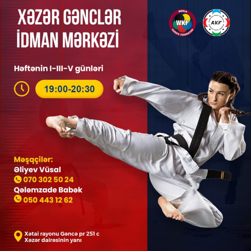 Karate dərsləri, Xəzər gənclər idman mərkəzi