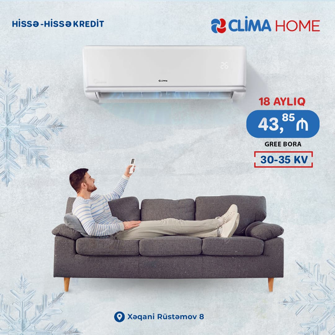 Gree kondisionerlərinin satışı, Clima Home