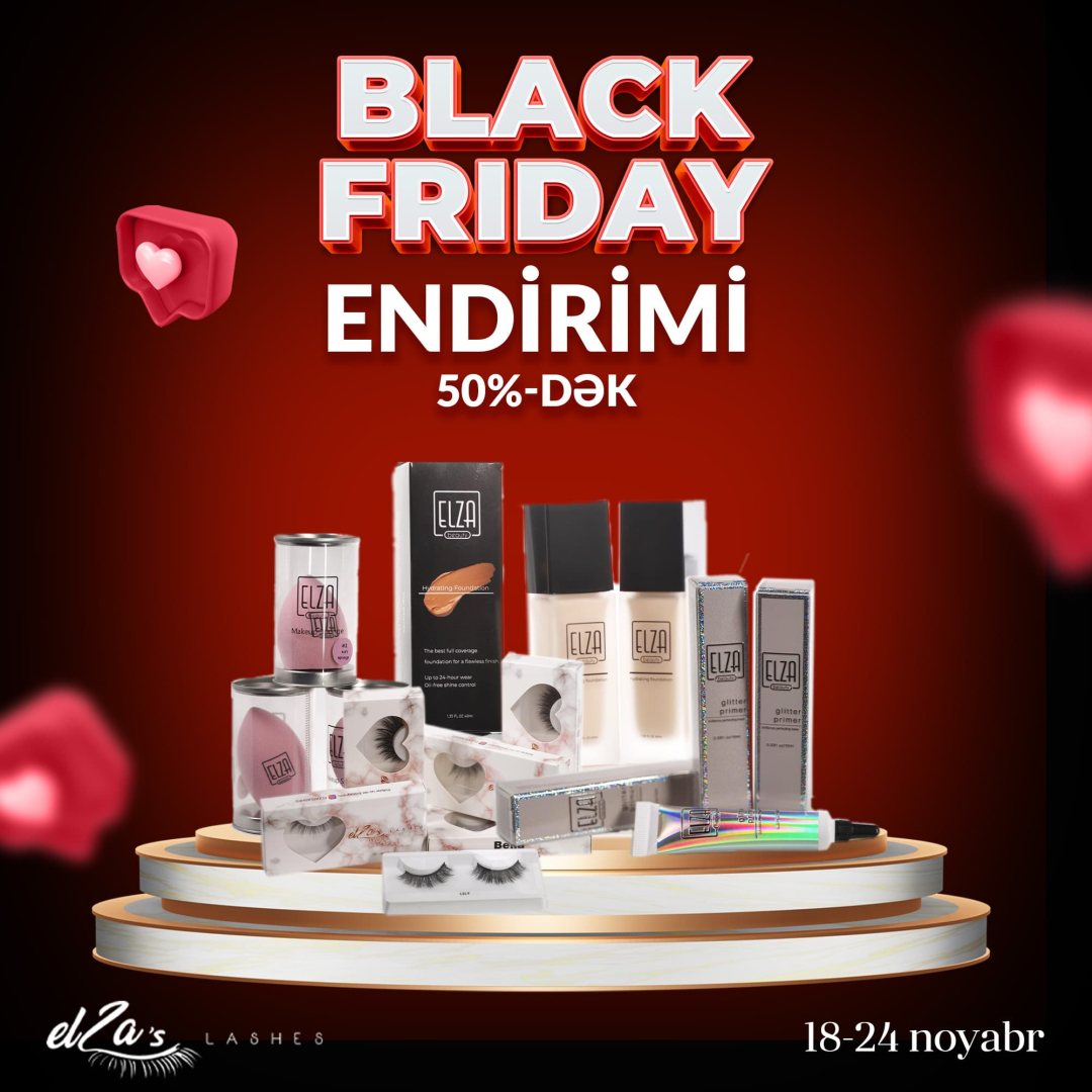 Black Friday endirimi, Elza’s Lashes