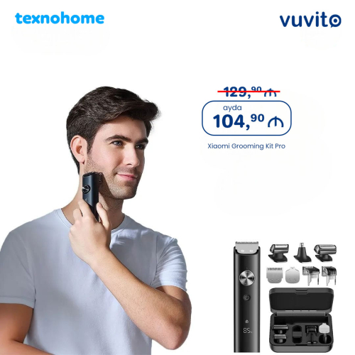 Trimmer, Xiaomi Grooming Kit Pro, Vuvito.az