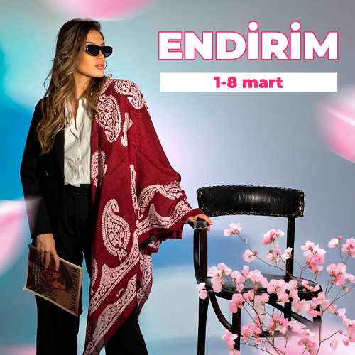 8 Mart qadınlar gününə özəl endirim kampaniyası, Butam Kəlağayı