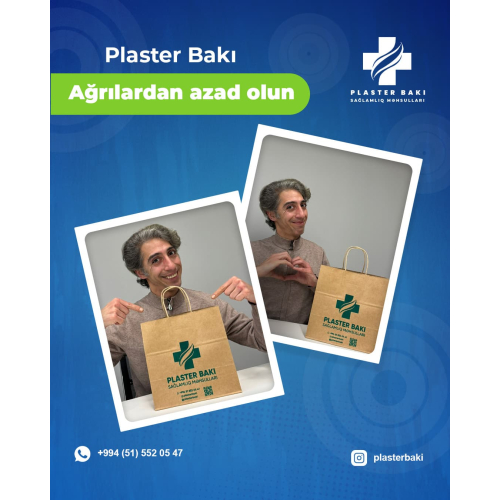 Bədən ağrıları üçün plasterlər, Plaster Bakı