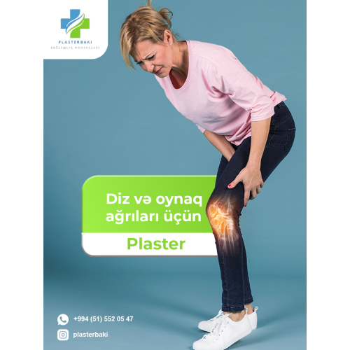 Diz və oynaq ağrıları üçün plasterlər, Plaster Bakı