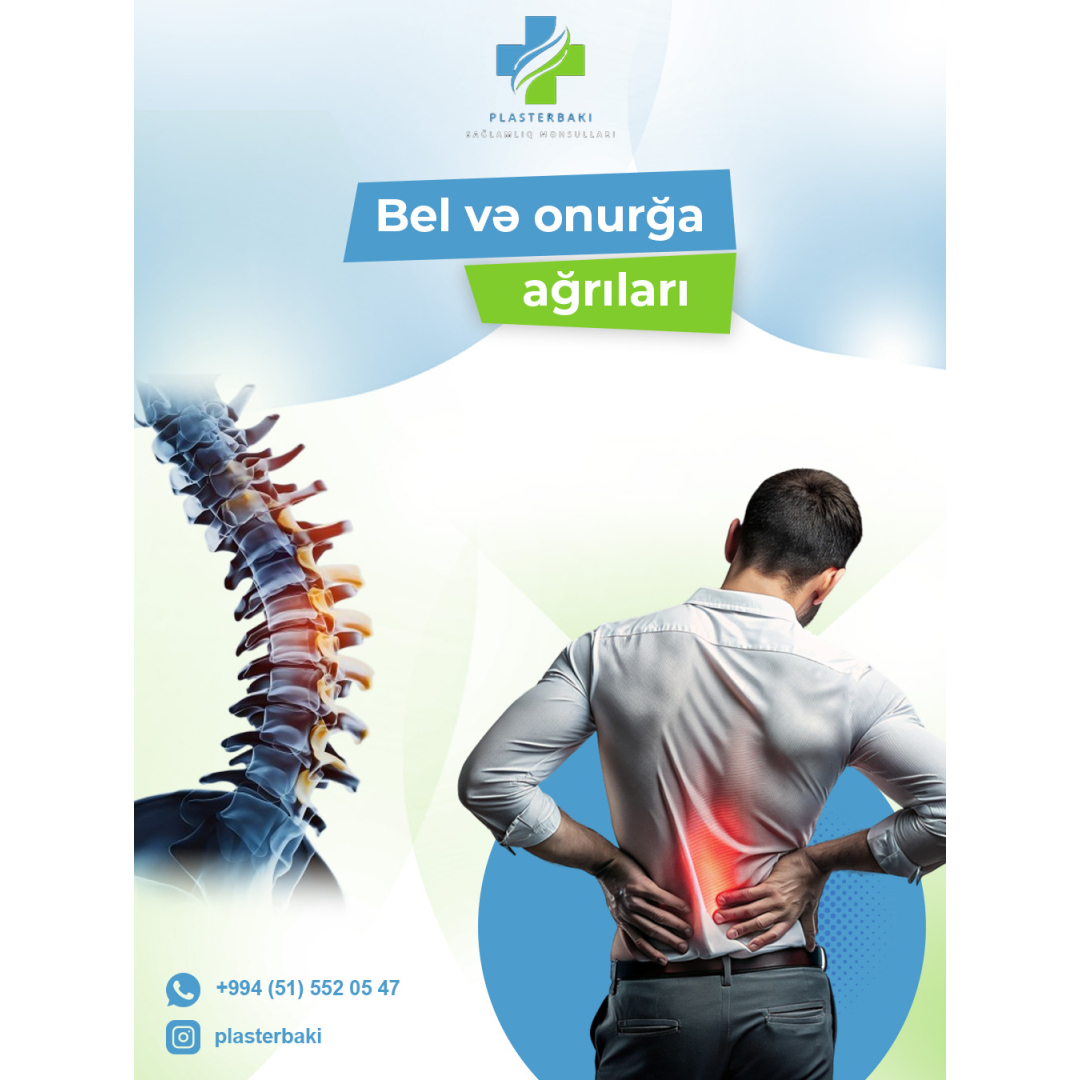 Bel və onurğa ağrıları üçün plaster, Plaster Bakı Bel və onurğa ağrıları üçün plaster, Plaster Bakı