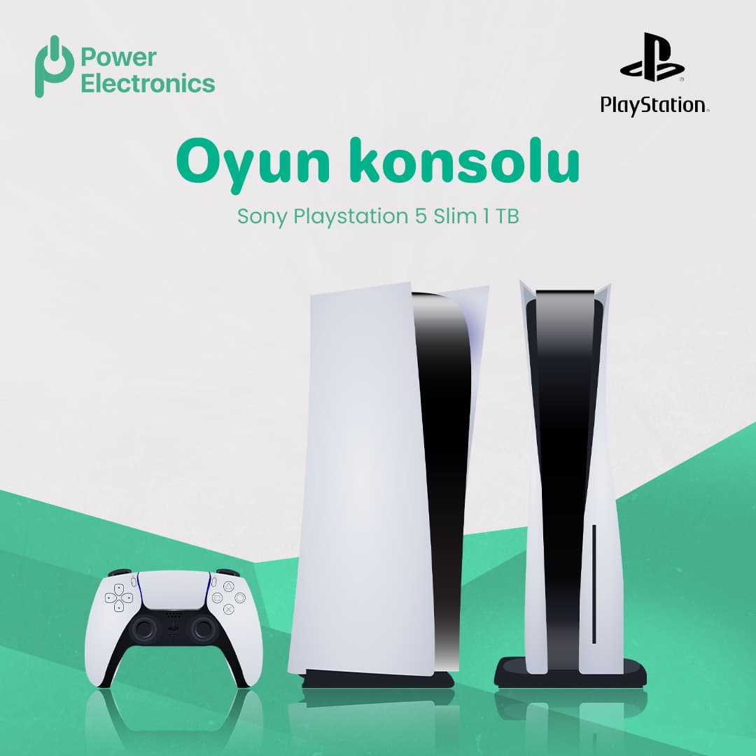 Oyun konsolu, Sony Playstation 5 slim 1 TB, Power Electronics