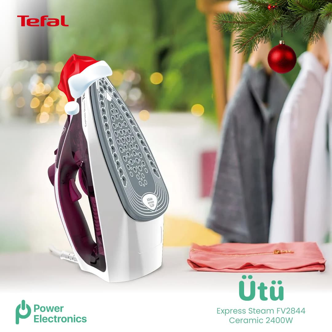 Ütü, Tefal Express Steam FV2844 Ceramic 2400W. Power Electronics
