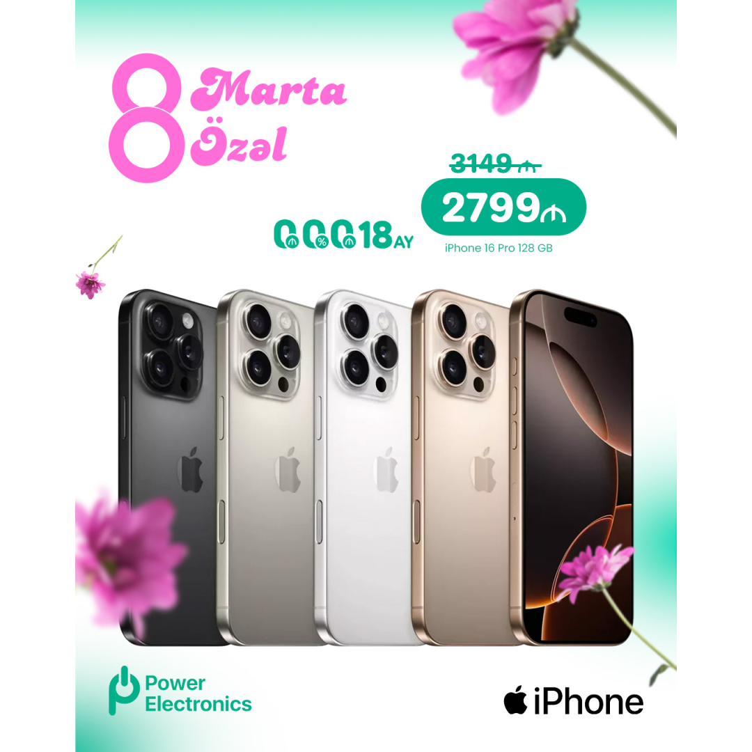 Smartfon İphone 16 Pro 128GB, Power Electronics