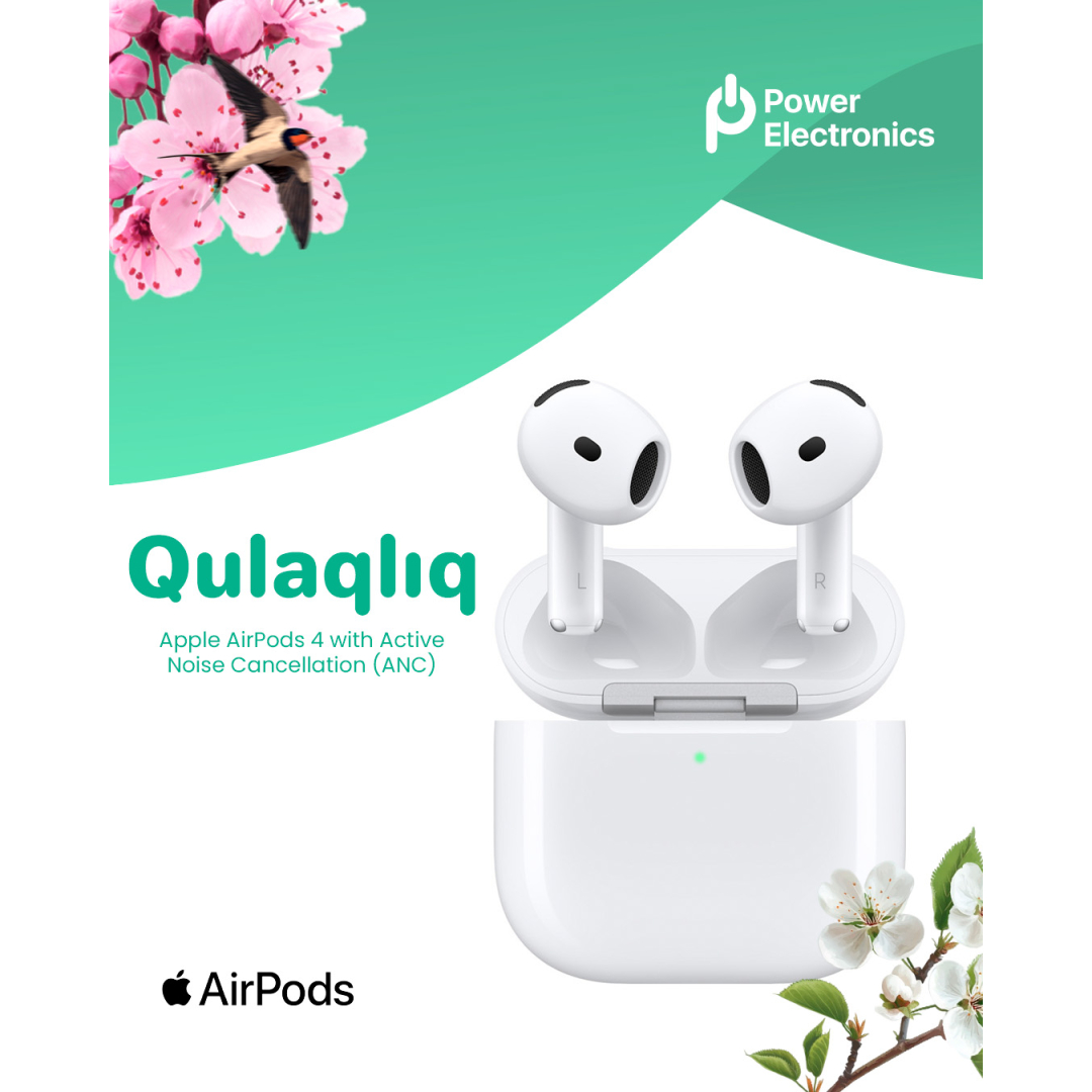 Qulaqlıq Airpods 4 with Active Noise Consellation, Power Electronics