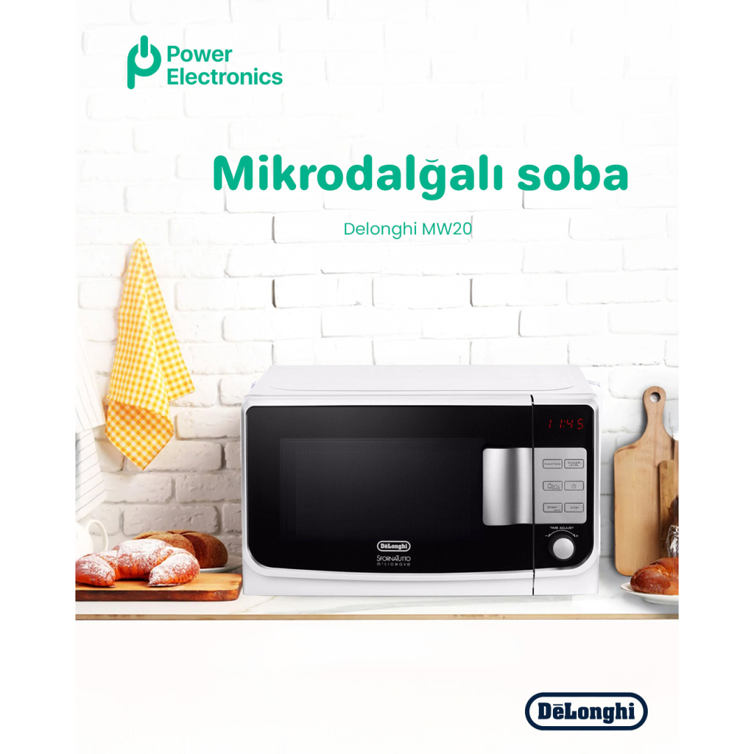 Mikrodalğalı soba, Delonghi MW20, Power Electronics Mikrodalğalı soba, Delonghi MW20, Power Electronics