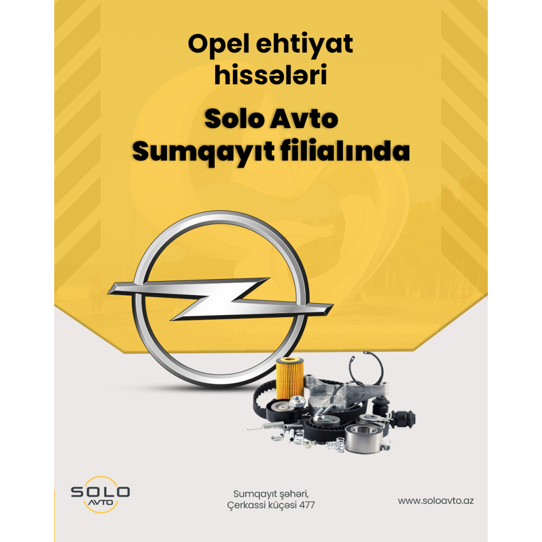 Opel ehtiyat hissələri, Solo Avto