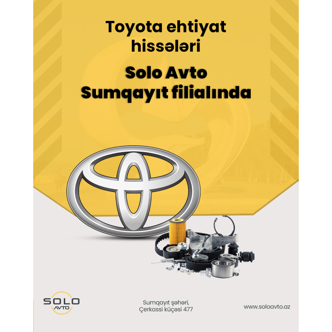 Sumqayıt filialında Toyota ehtiyat hissələri, Solo Avto