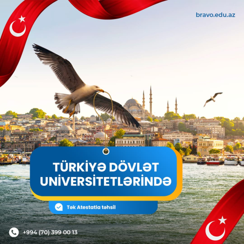 Türkiyə Dövlət Universtetlərində təhsil, Bravo Education & Study Abroad