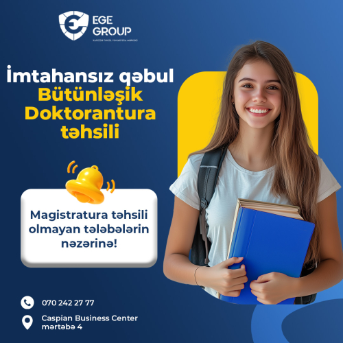 İmtahansız doktorantura təhsili, Ege Group