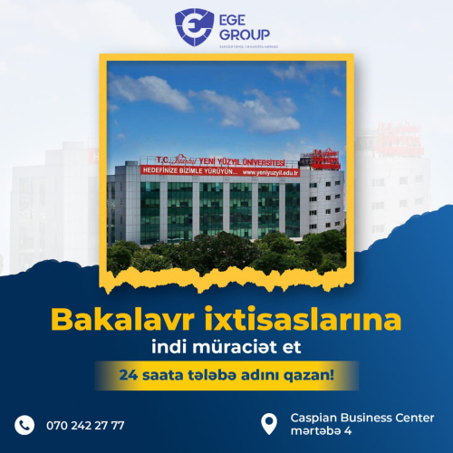 Türkiyə universitetlərinə 24 saata qəbul, Ege Group