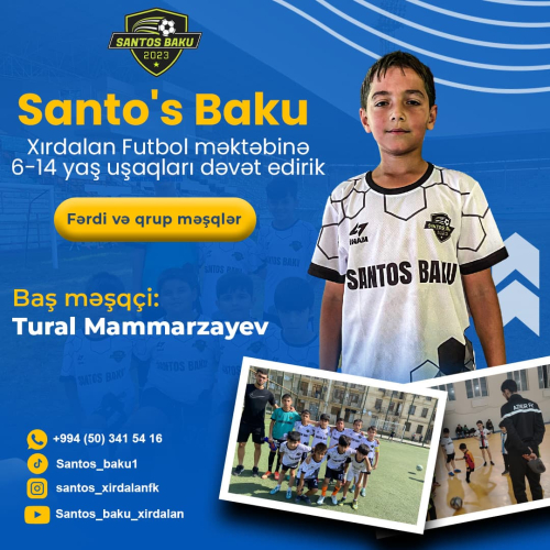 Santos Baku Xırdalan futboll məktəbi, Tural Mammarızayev