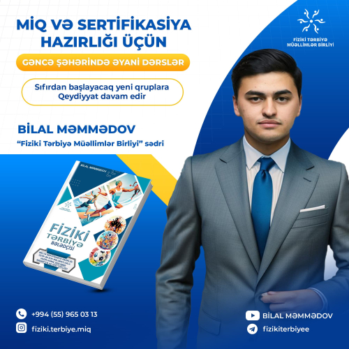 MİQ və Sertifikasiya hazırlığı, Bilal Məmmədov