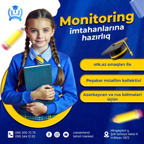 Monitoring imtahanlarına hazırlıq, Careerland Təhsil Mərkəzi