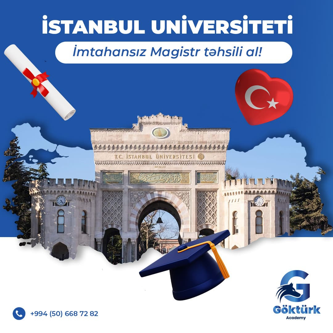 İmtahansız Türkiyədə magistr təhsili, Göktürk Academy İmtahansız Türkiyədə magistr təhsili, Göktürk Academy