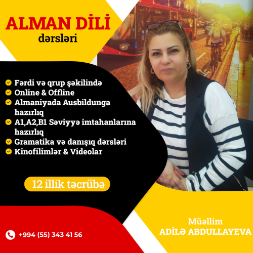 Alman dili dərsləri, Adilə Abdullayeva
