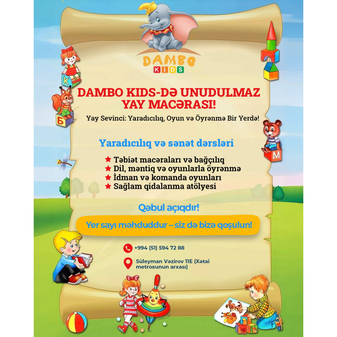 Unudulmaz yay macərası, Dambo Kids Club