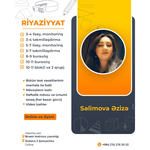Riyaziyyat hazırlığı, Əzizə Səlimova