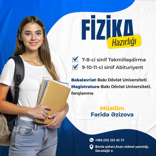 Fizika hazırlığı, Fəridə Əzizova