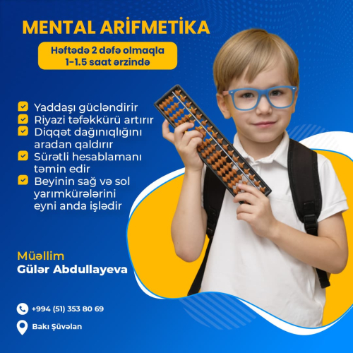 Mental Arifmetika dərsləri, Gülər Abdullayeva