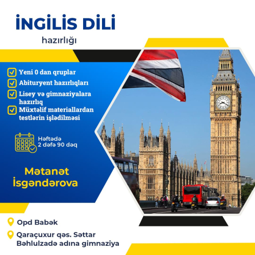 İngilis dili hazırlığı, Mətanət İsgəndorva