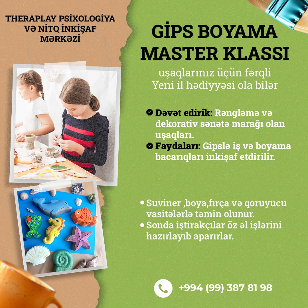 Gips Boyama Master Klassı, Theraplay 
