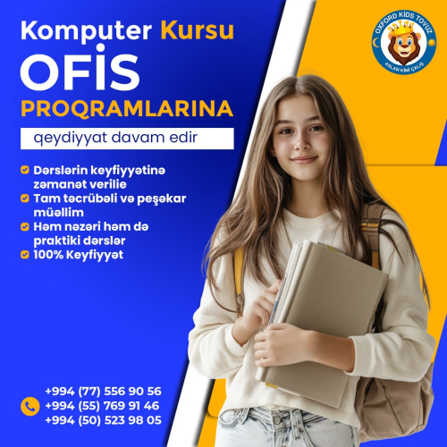 Komputer kursu, Oxford kids Tovuz