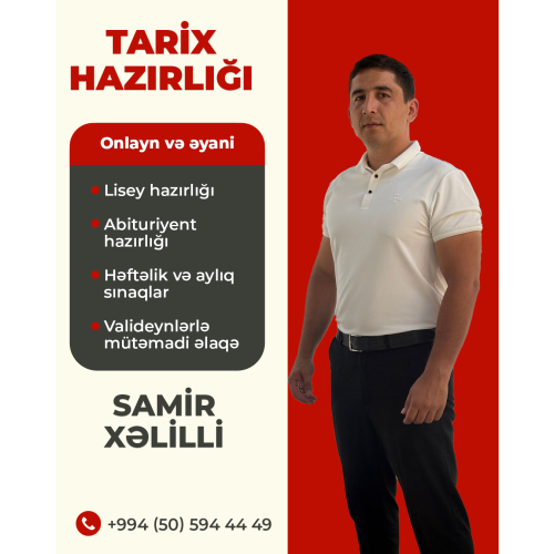 Tarix hazırlığı, Samir Xəlilli