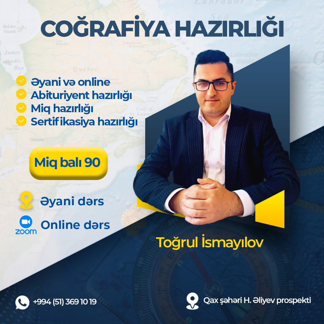 Coğrafiya hazırlığı, Toğrul İsmayılov