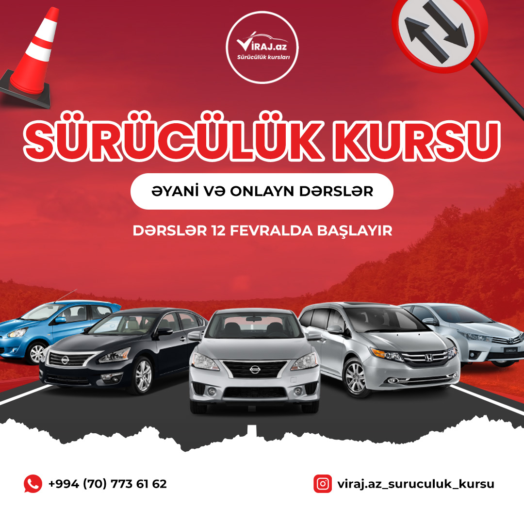 Əyani və onlayn sürücülük kursu, Viraj sürücülük mərkəzi