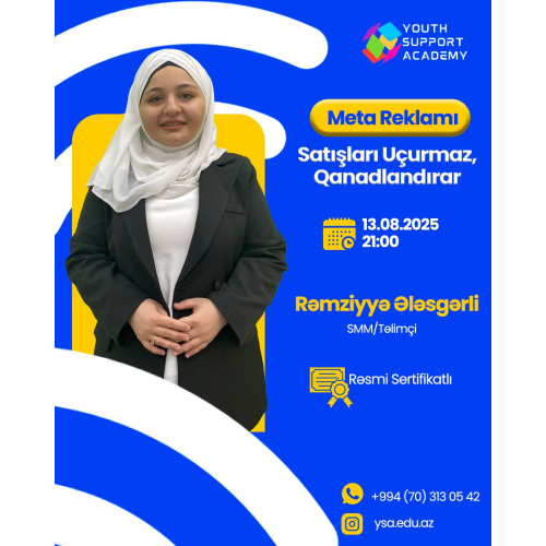 Meta Reklamı təlimi, Youth Support Academy