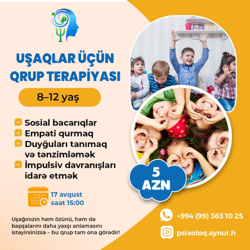 Oyun terapiyası, Psixoloq Aynur Kazımova
