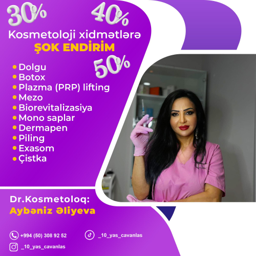 Kosmetoloji xidmətlər, Aybəniz Əliyeva