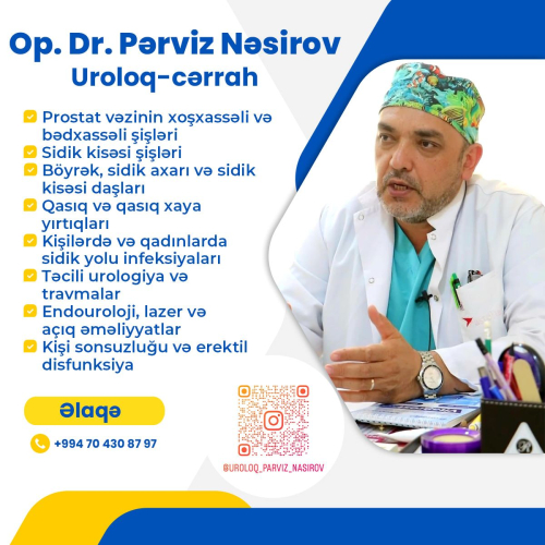 Uroloq-cərrah, Pərviz Nəsirov